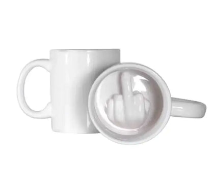 Ceramic Middle Finger Mug