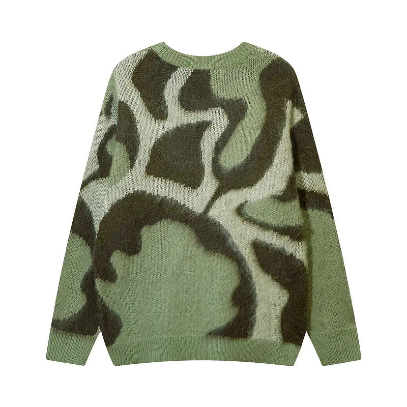 Ins Trendy Couple's Knitted Sweater